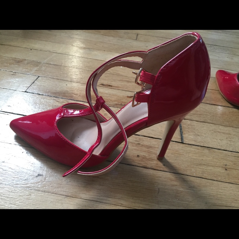 DSW Red Hot Stiletto Heels